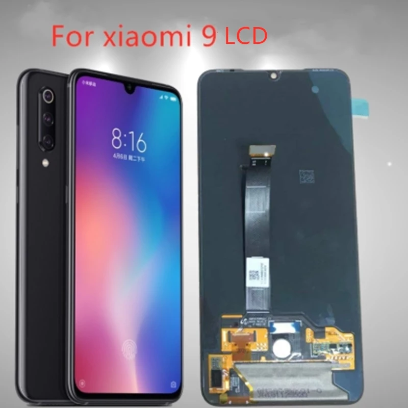 

For xiaomi Mi 9 Mi9 LCD Display 6.39'' AMOLED Original LCD for xiaomi 9 LCD Display Touch Screen Digitizer Assembly +tools