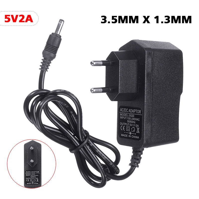 New 3.5mm x 1.3mm Power Supply 5V 2A AC/DC Adapter Charger