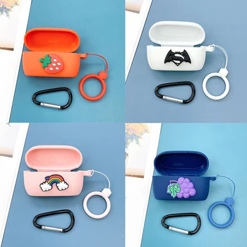 

Cute Silicone Cover for Jabra Elite 75T Case Wireless Headphone Box Bluetooth Earphone Case Charging Box Shell Headset Bag