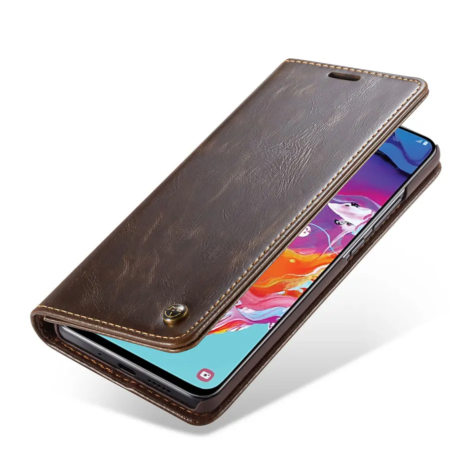 Чехол для samsung Galaxy A70 Магнитный кожаный чехол для samsung Galaxy A2E чехол Galaxy S10 S9 S8 Note 9 кожаный защитный чехол