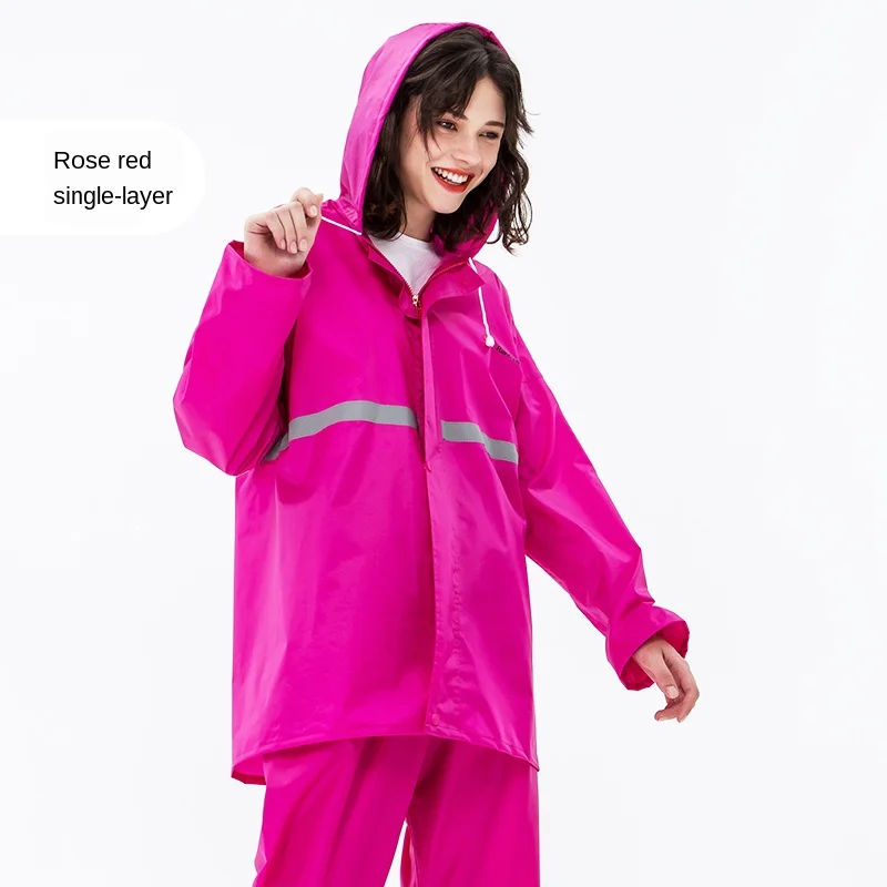

Thick Raincoat Impermeable Rain Jacket Waterproof Raincoat Poncho Windbreaker Mask Gabardina Mujer Raincoat Motorcycle AC50RY
