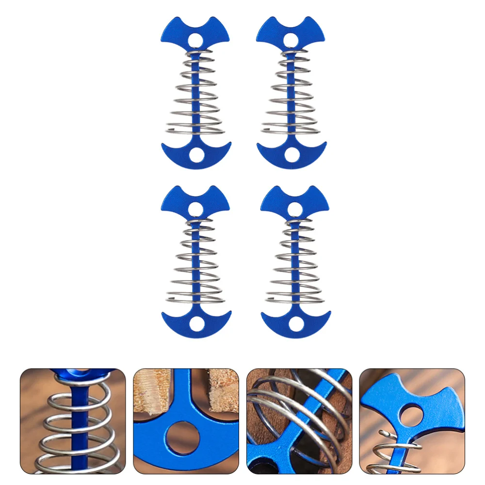 

4Pcs Fishbone Tent Stakes Pegs Floor Ground Nail Hook Camping Tents Accessories