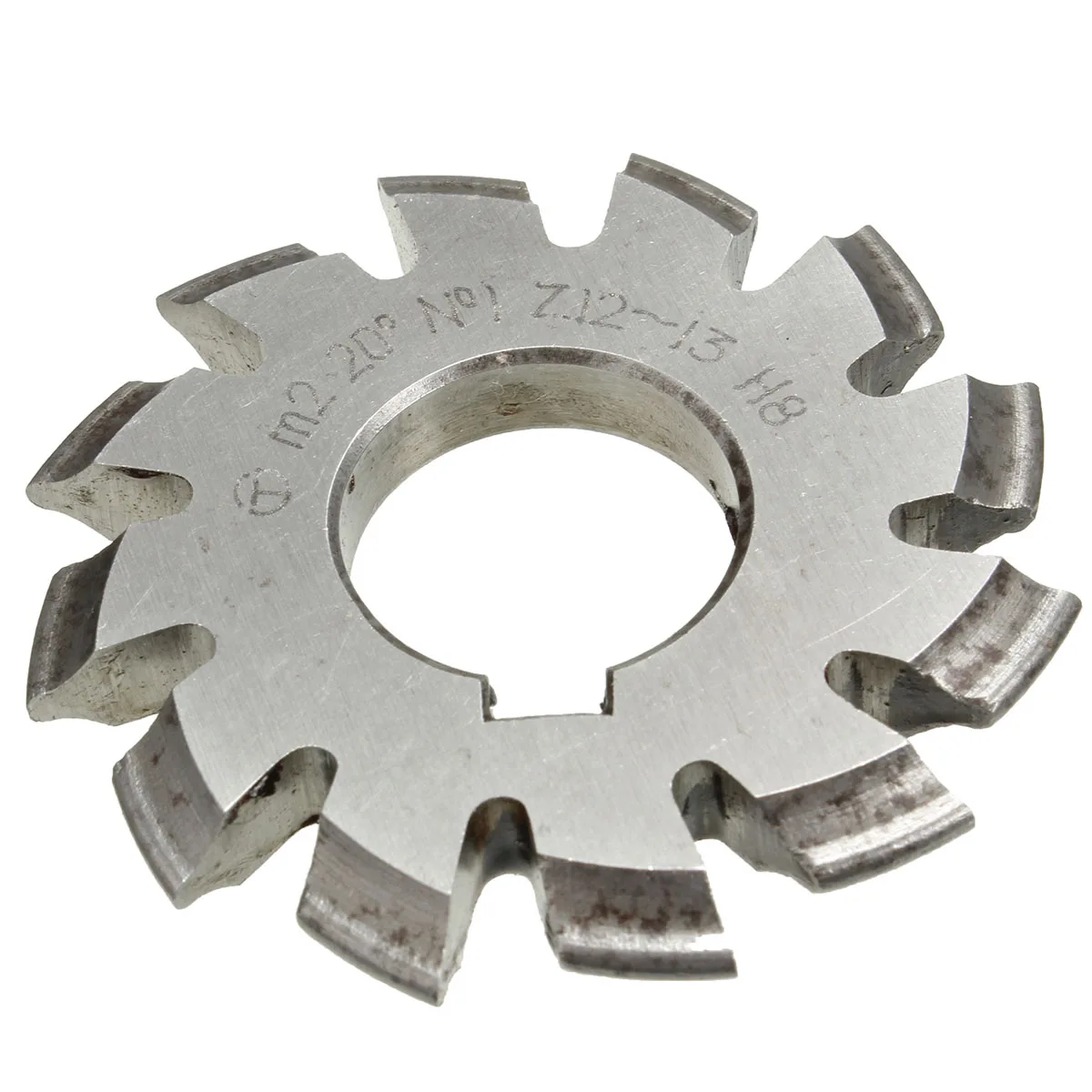 Module 2 M2 PA20 Degrees Bore High Speed Steel Milling Cutter Tools Milling Cutter Gear Cutting 22mm #1-8 HSS Involute Gear face milling tool set