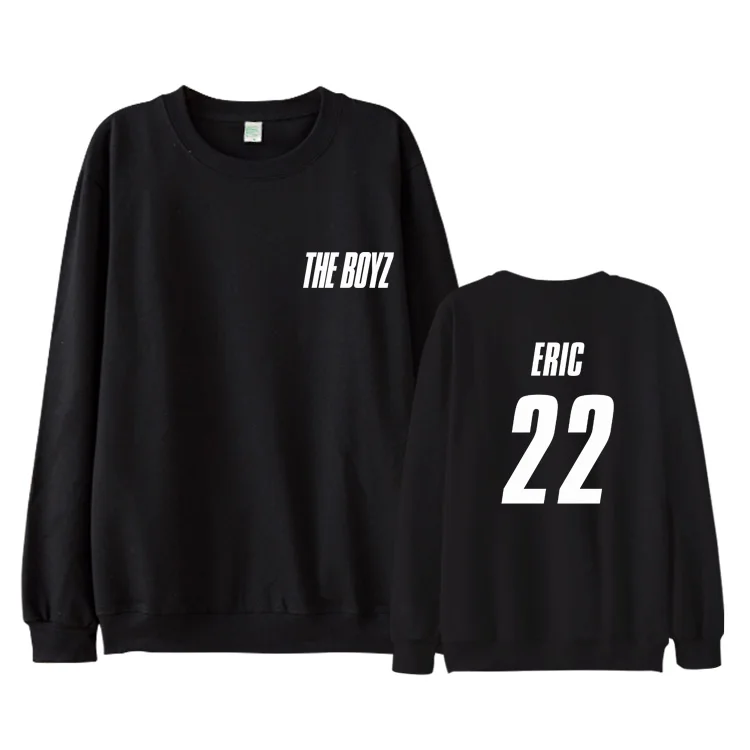 THE BOYZ THE START пуловеры толстовка с длинным рукавом зимние повседневные с круглым воротником для женщин/мужчин свободный логотип, название крутой свитшот - Цвет: WY01