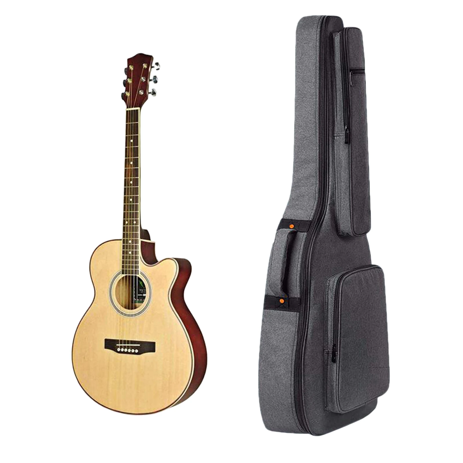 Bolsa guitarra eléctrica de 41 pulgadas, funda suave impermeable a prueba polvo para almacenamiento en el hogar, funda acolchada para bajo|Partes y accesorios de guitarras| - AliExpress