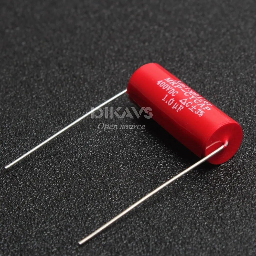 1 шт. осевой аудиоконденсатор MKP мкФ 400 В постоянного тока HI FI DIY аудио класса для