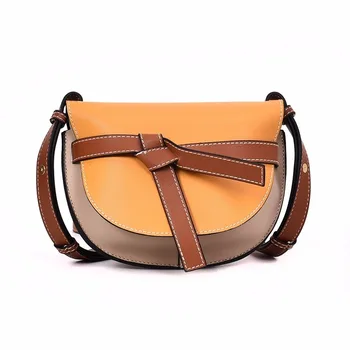 

Fashion Contrast Crossbody Bags for Women 2019 Personality Saddle Bag New Designer Ladies Shoulder Bag