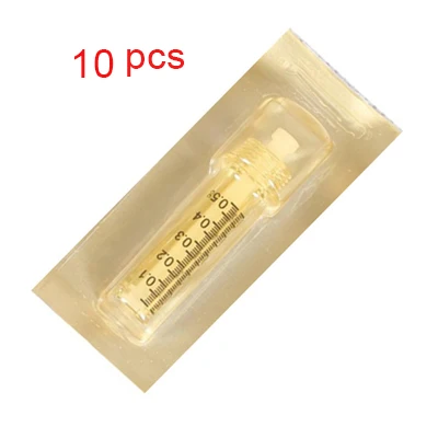 0.3ml / 0.5ml Disposable sterile acid Ampoule plastic syringe needle for hyaluronic pen Nebulizer Wrinkle Removal lip injection - Номер модели: 10pcs ampoule 0.5ml