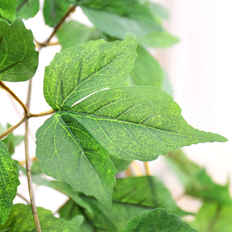 180cm Artificial plants Ivy Maple leaf garland for Wedding decor tree Fake Autumn leaves flowers hanging vines Home wall decor