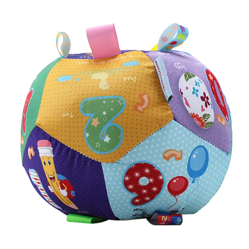 bed stroller toy educational plush toy developmental bumpy ball
