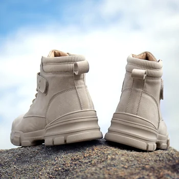 

designer 2020 shoes hombre mens man hightop a sport with platform high boots sports men High leather footwear large for mens 45