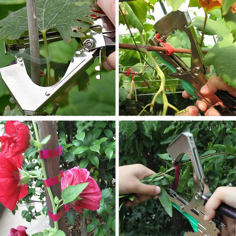 Garden Tools For Vegetable Grape Tomato Hand Tying Binding Machine Plant Branch Tying Machine
