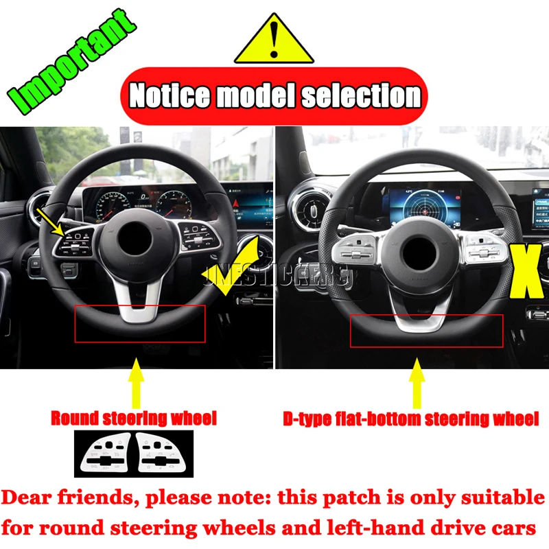 Nuovo per Mercedes Benz A B CLA GLB classe GLA W177 W247 C118 W118 X247 H247 controllo centrale auto pulsante aria condizionata copertura rivestimento - immagine 6