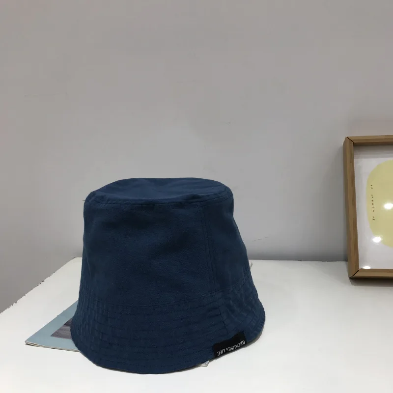 

Japanese-style Harajuku-Style Retro Bucket Hat Women's Spring And Summer Korean-style Double-Sided Wear Bucket Hat Casual Elegan