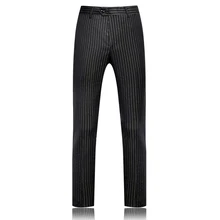 plus size 5xl gold striped mens slim fit dress pants brand men check trousers luxury suit pants for men