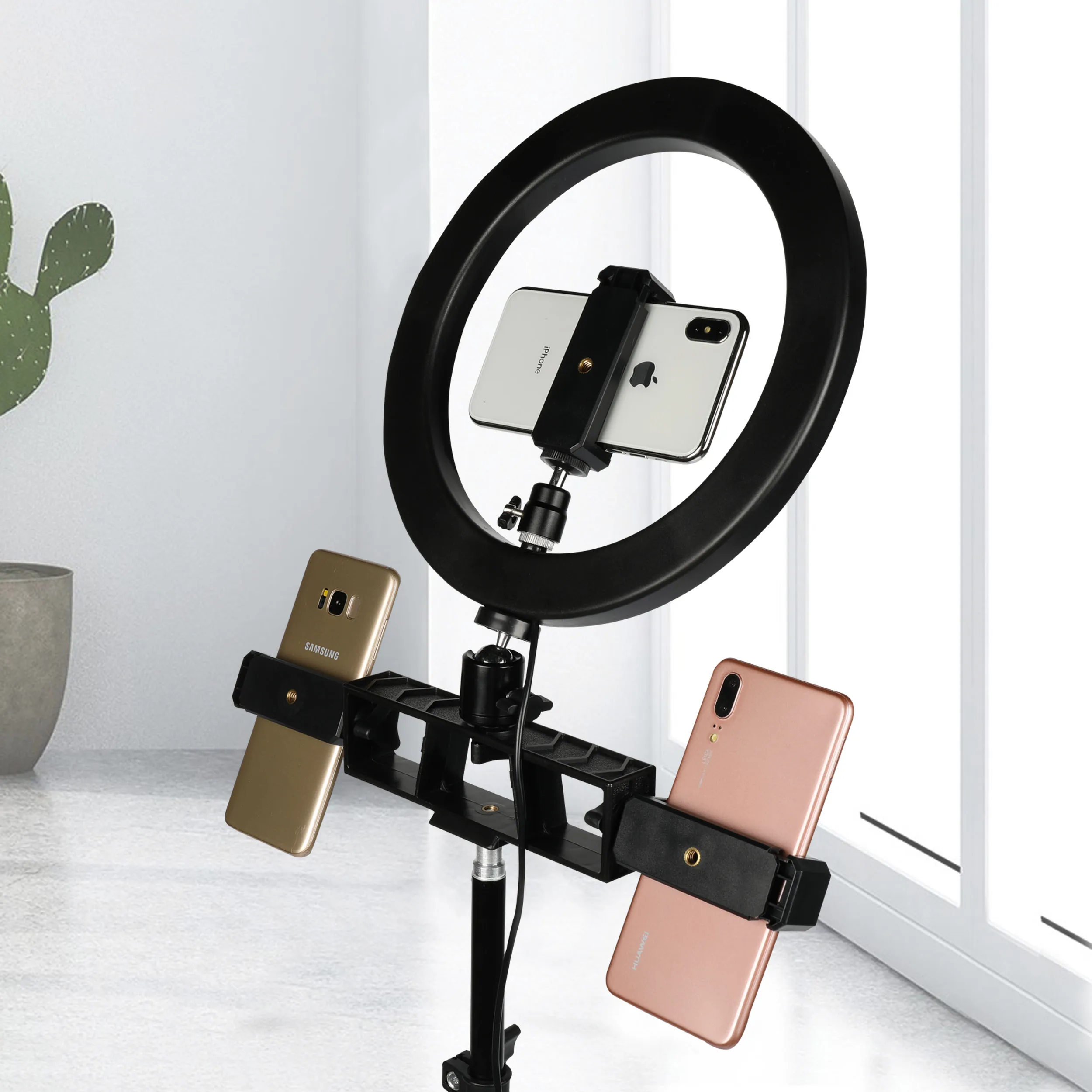 Кольцевой светильник 10 дюймов 26 см USB 3 режима яркости|Фотографическое освещение|