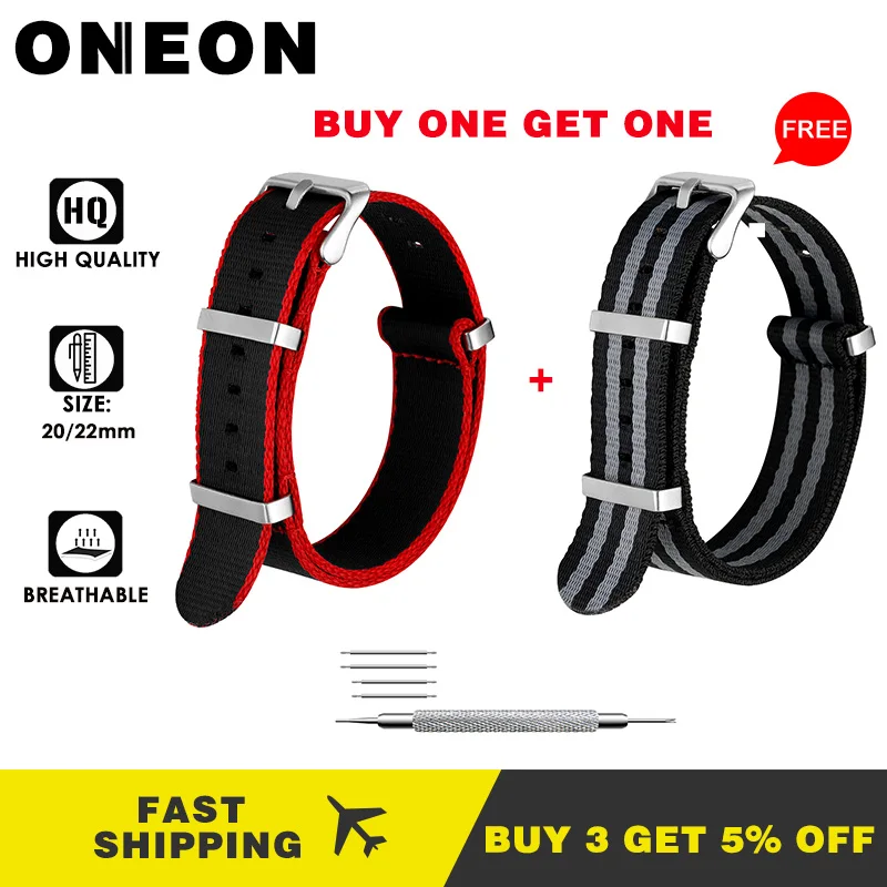 ONEON ремешок для часов Xiaomi huami Amazfit фитнес-браслета 20 мм 22 купите один | Наручные