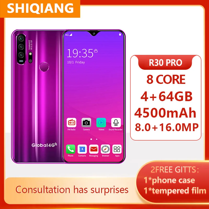 Global version SOYES R30 Pro 6.3Inch 4+64GB Mobile