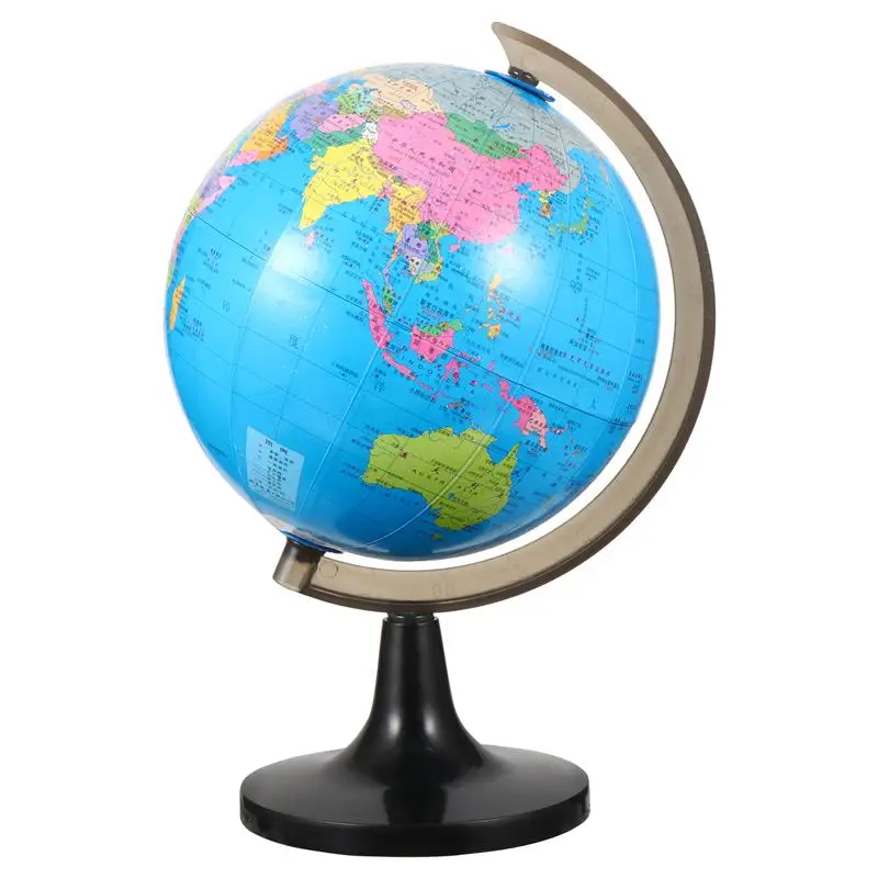 STOBOK World Globe with Stand Rotating Desktop Globe Educational Toy Chinese-English Version 20cm