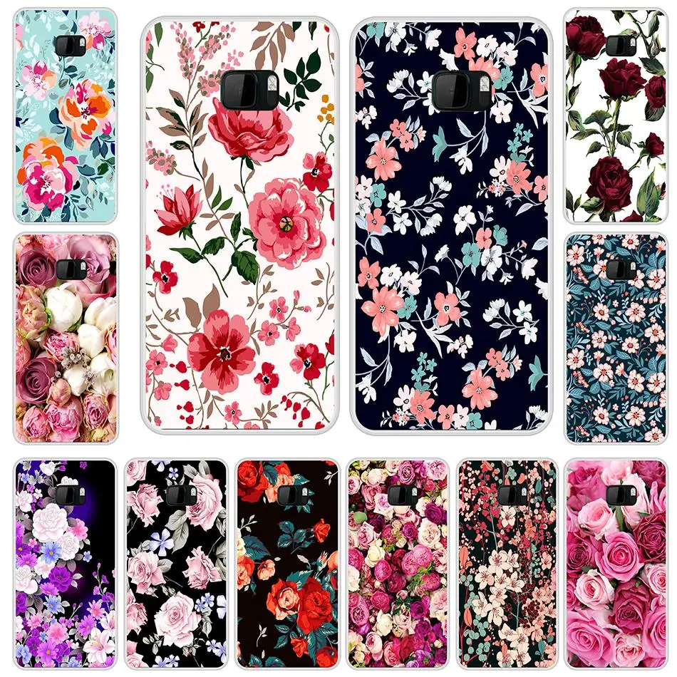 For HTC U Ultra Case Silicone Colorful Flowers Soft Cover | Мобильные телефоны и аксессуары