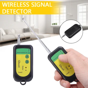 

Handheld Wireless Signal Detector GSM Audio Bug Finder GPS Signal Lens RF Tracker Wireless Detector 100-2400MHz