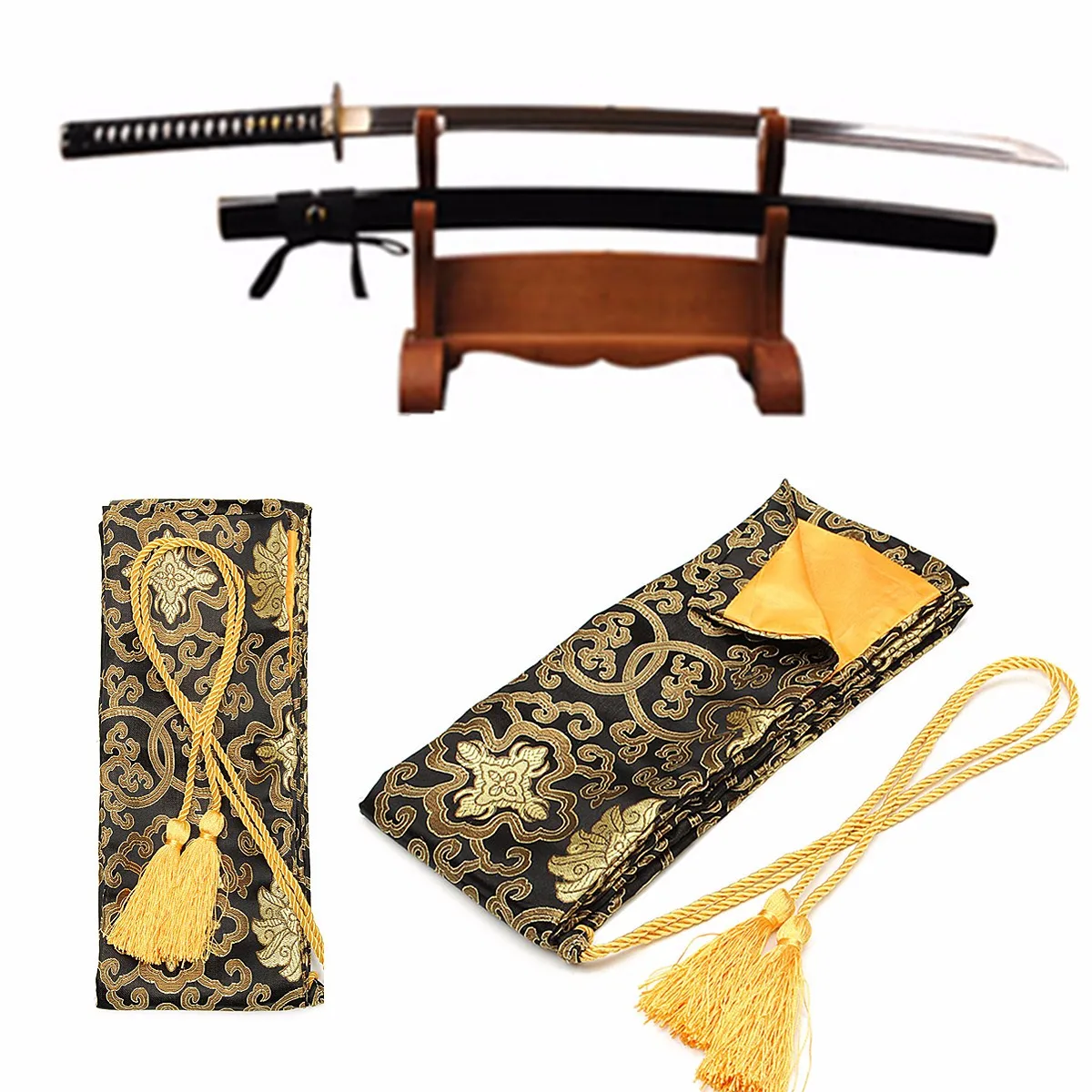 High Quality Japanese Katana Sword Silk Bag Carring Case Japanese