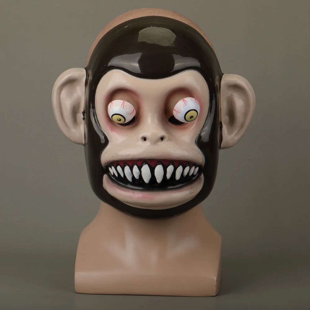 Animal Masks Animal Themed Costumes Monkey Orangutan Mask Cosplay Prop Halloween Accessories Men Women Face Mask Full Head (11)