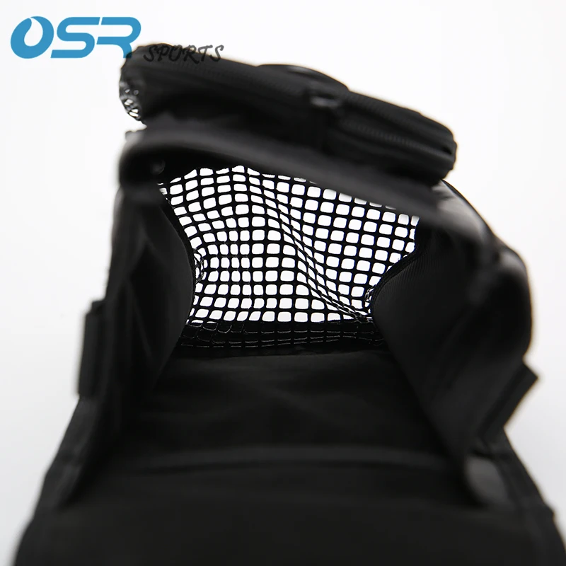 Mesh storage bag for scuba diving surface marker buoy signal tube sausage spool reel with big eye mesh easy for drain