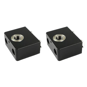 

2PCS 3D Printer Aluminum Z-Axis Leadscrew Top Mount for CR-10/CR-10S, Ender 3/Ender 3Pro Metal Z-Rod Bearing Holder