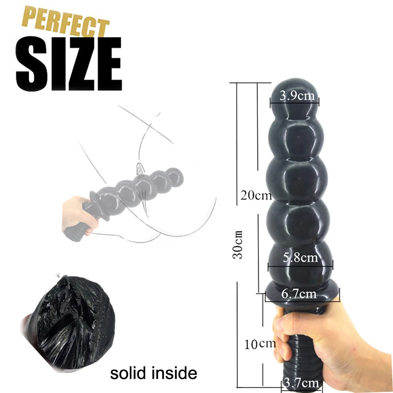 Billige Super Weiche Anal Perlen Großen Butt Plug Saugnapf Schwarz Dildo Anal Booty Perlen Riesige Anus dilatator Sex Spielzeug für erwachsene Frau Mann