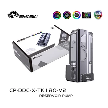 

Bykski DDC Combo Pump + Reservoir Combo With Digital Display Maximum Flow Lift 6 Meters 600L/H Cylinder Water Tank Length 180mm