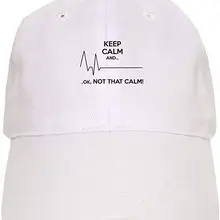 Сохраняйте спокойствие, не так ли? Бейсбол Кепки