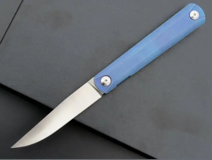 

EF87 D2 G10 handle straight knife Hunting Camping Survival Folding Knife Pocket EDC Knife Outdoor Multi Tools OEM Xmas gift