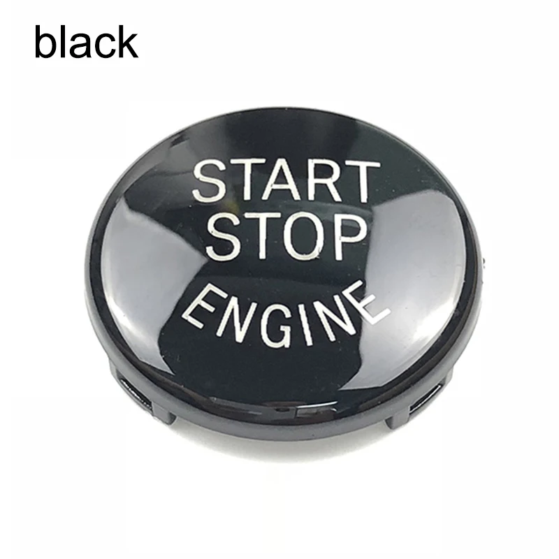 Кнопка запуска двигателя автомобиля, авто запчасти, инструмент модификации автомобиля B88 - Цвет: Черный