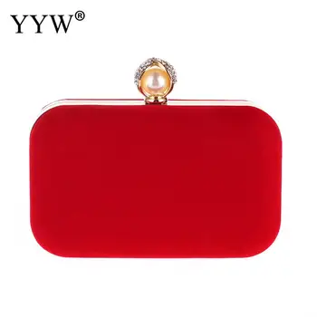 

Velour Clutch Womens Party Evening Bridal Bag Diamonds Clutch Handbag Vintage Wedding Bride Wallet Day Purse Luxury Sac A Main