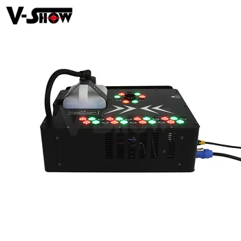 

1pc 1700W LED Fog Jet Machine DMX Remote Control Spray Fogger Machine For Dj Disco