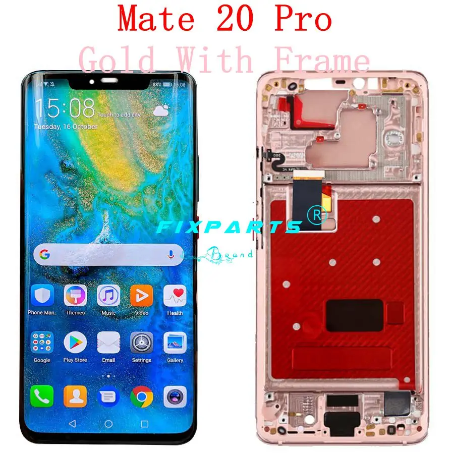 Pink Frame (20 Pro) Дисплей huawei mate 20 Pro lcd дисплей кодирующий преобразователь сенсорного экрана в сборе ремонт huawei mate 20 lcd mate 20 Pro экран - Цвет: Pink Frame (20 Pro)