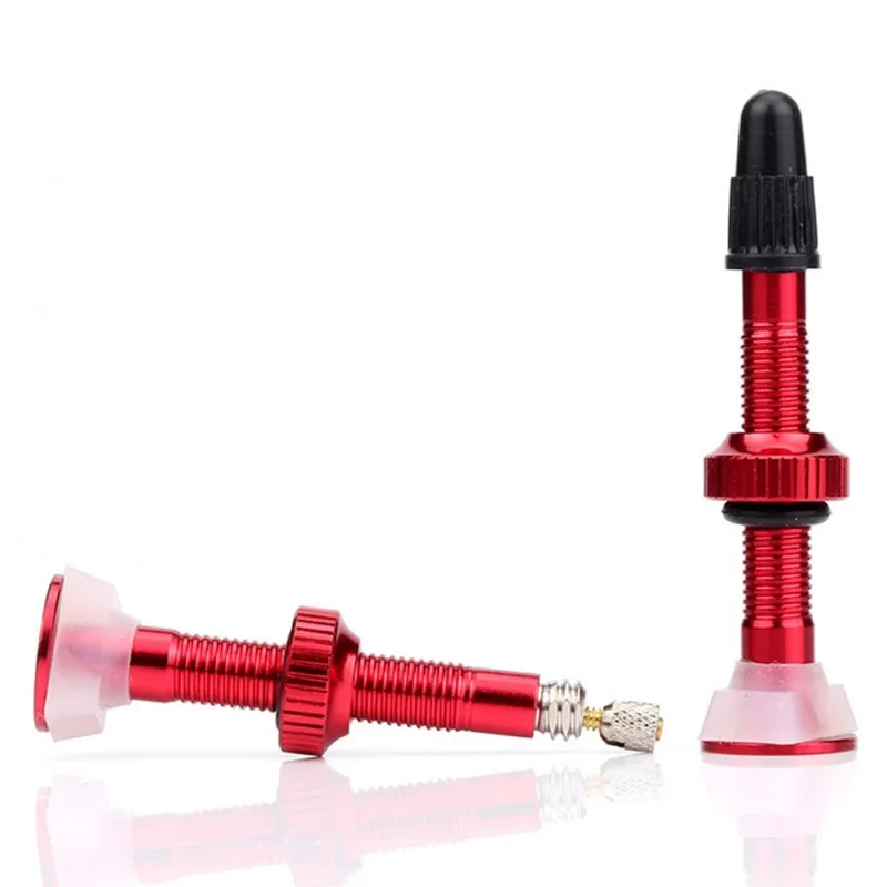 Hot Highway Bicycle Carbon Ring Vacuum Inner Tube Valve Aluminum Alloy Gas Nozzle Bicycle Gas Nozzle For Mountain Road Bikes