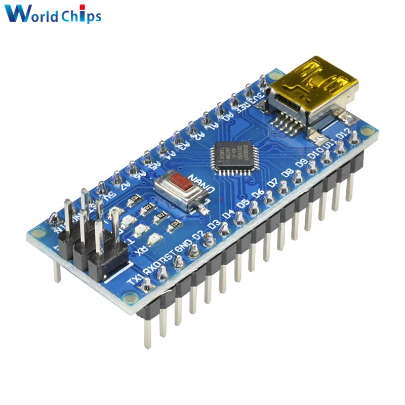 Плата микроконтроллера Atmega328 ATmega328P с мини USB 5 шт. CH340 CH340G В 16 м модуль для Arduino NANO 3 0
