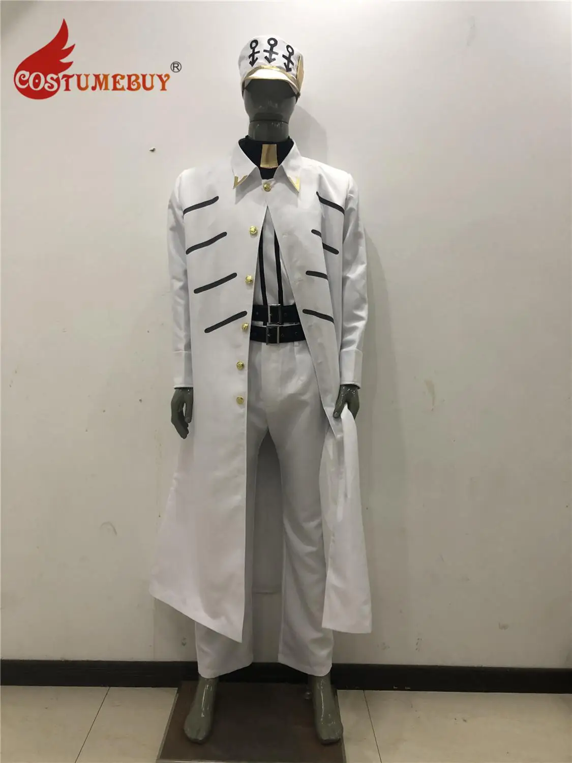 

CostumeBuy JoJo's Bizarre Adventure Cosplay Costume Jojo White Costume L920