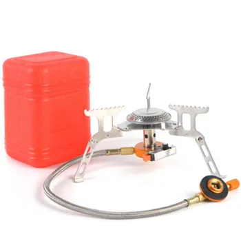 

Camping Gas Stove Split Type Stove Head Windproof Portable Foldable Split Furnace Outdoor Camping Cooking Stove Butane Burner