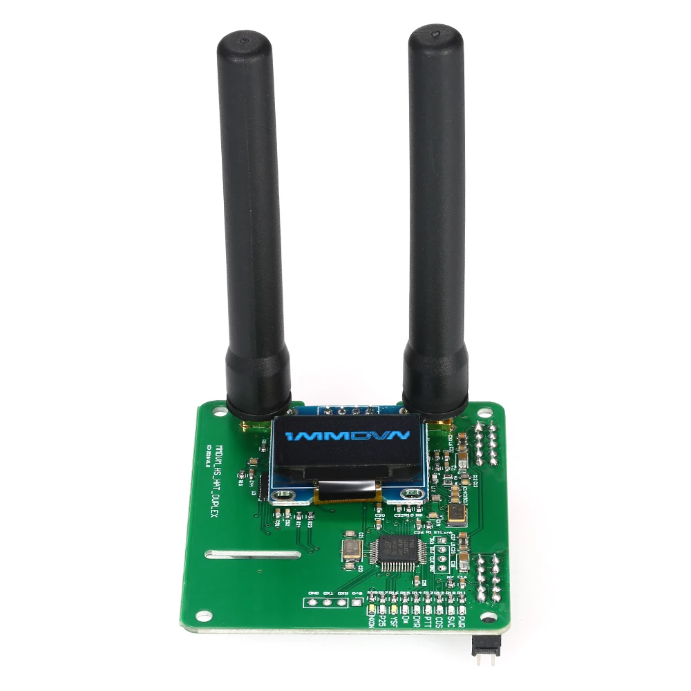 Дуплексный MMDVM модуль расширения RX TX UHF VHF поддержка P25 DMR YSF NXDN DMR с OLED и 2 шт. антенной