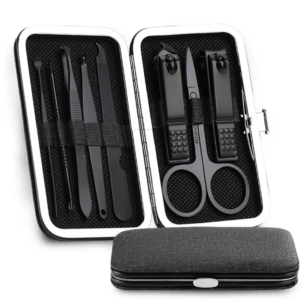 8 шт./компл. профессиональная машинка для стрижки ногтей из нержавеющей стали Earpick ножницы-триммер для маникюра для кутикулы инструменты педикюр набор для дизайна ногтей