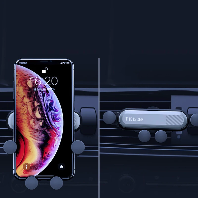 Universal Car Mobile Phone Gravity Car Air Vent Mount Bracket Outlet Clip Phone Holder 360 Degree Rotation for iPhone Samsung