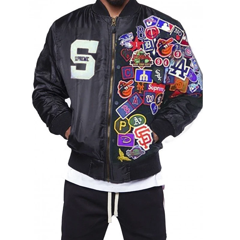 Baseball Uniform Bomber Jacket Men 