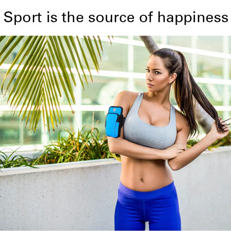Спортивная нарукавная повязка для бега в спортзале нарукавная Сумка На Липучке Держатель Сумка для бега чехол для смартфона VH99