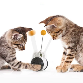 

interactive Irregular Rotating Mode Cat Toy cat supplies Smart Cat Toy with Wheels Automatic No need recharge cat toys