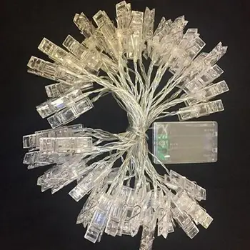 

40LED 4.5M Photo Clip Peg Light String Fairy Lights Christmas Decoration
