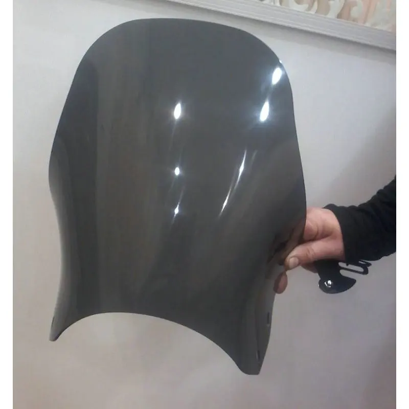 motorcycle windshield Motorcycle Windshield Round Headlight Street Bikes Screen Glass For Honda cb400 cb750 Kawasaki Yamaha Suzuki sv650