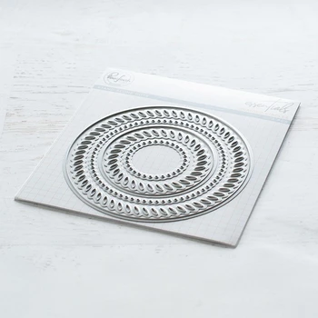 

AliliArts Metal Cutting Dies Braided circles diy Scrapbooking Photo Album Decorative Embossing PaperCard Crafts Die 2020